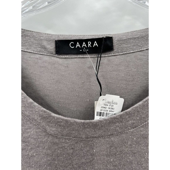 CAARA Women’s Sleeveless Lace Shoulder Cotton Sheath Gray Size Large NWT​ - Picture 4 of 8